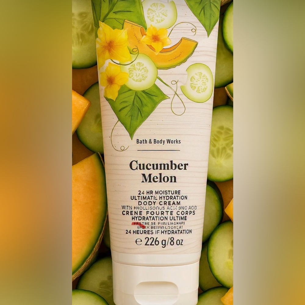 BNWT Bath & Body Works Cucumber Melon 24Hr. Cream